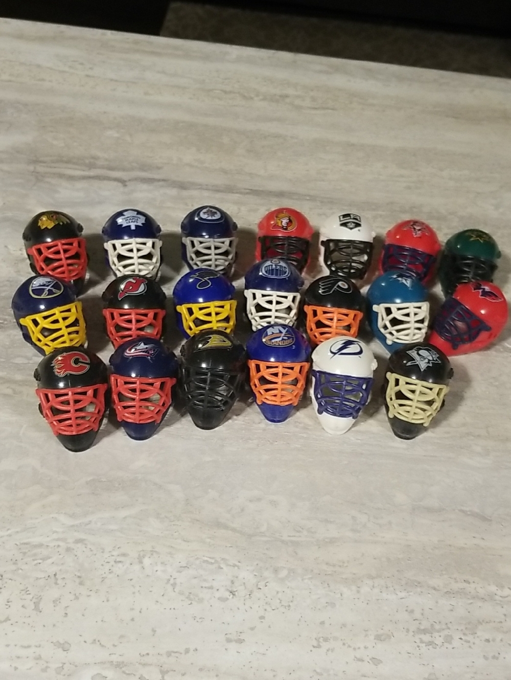 NHL Mini Hockey Helmet Lot - Assorted Teams
